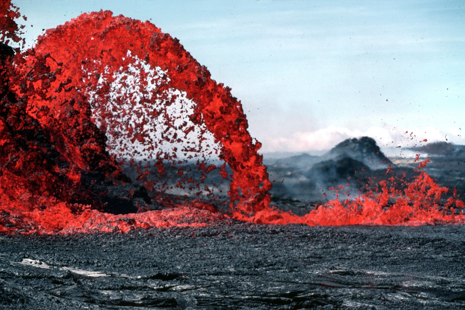 lava volcano eruption free photo