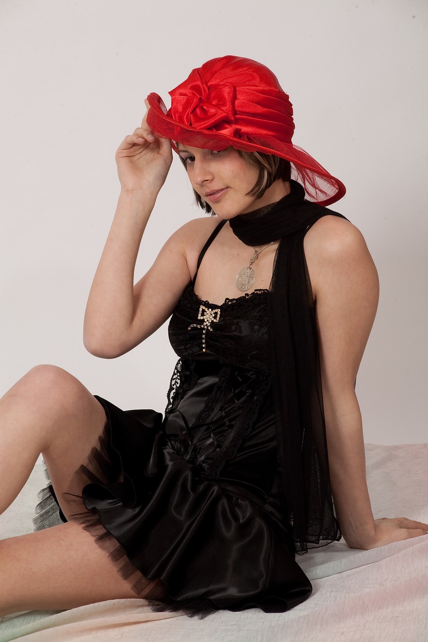 red hat teenager photo session free photo