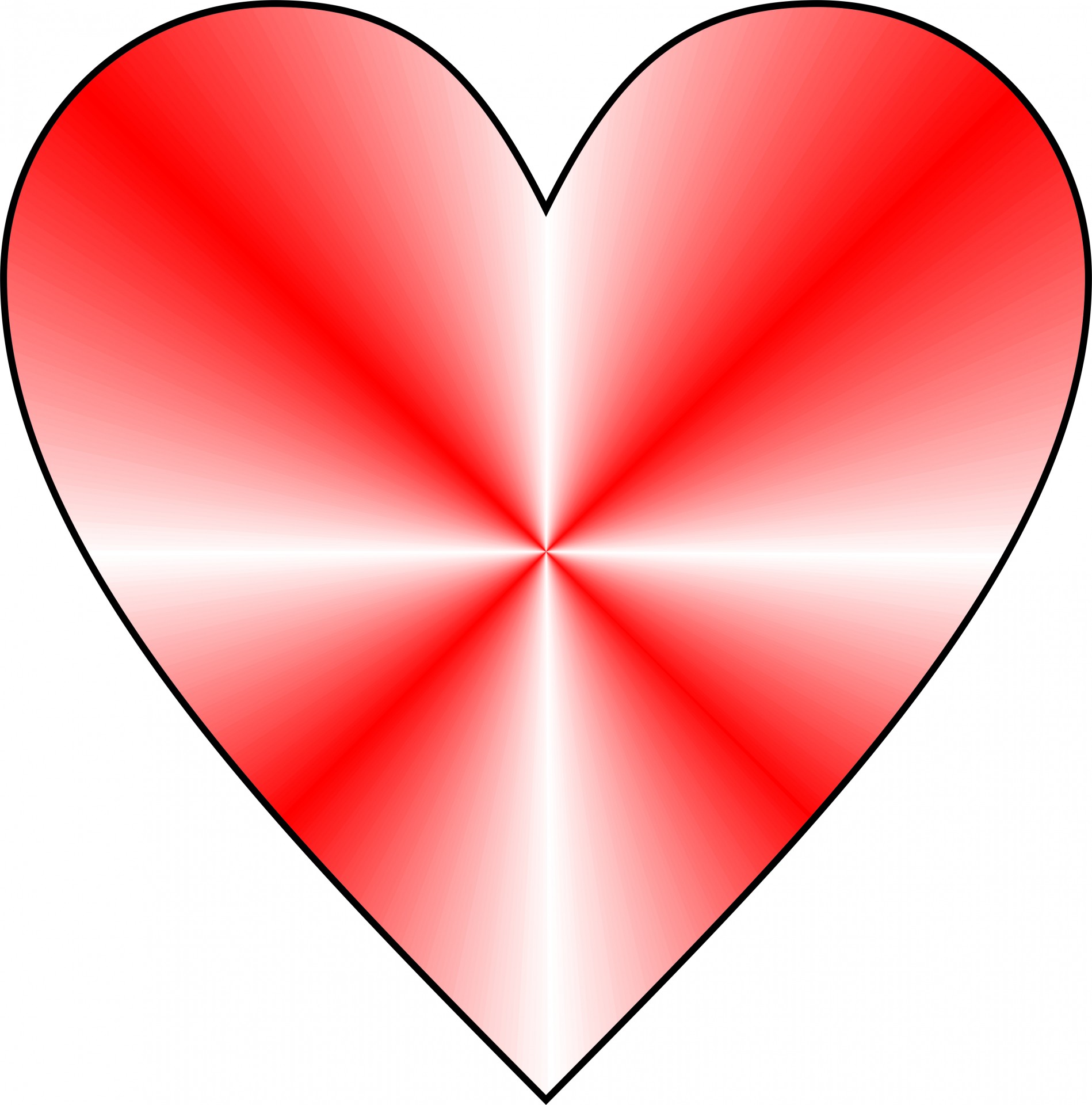 conical red heart free photo