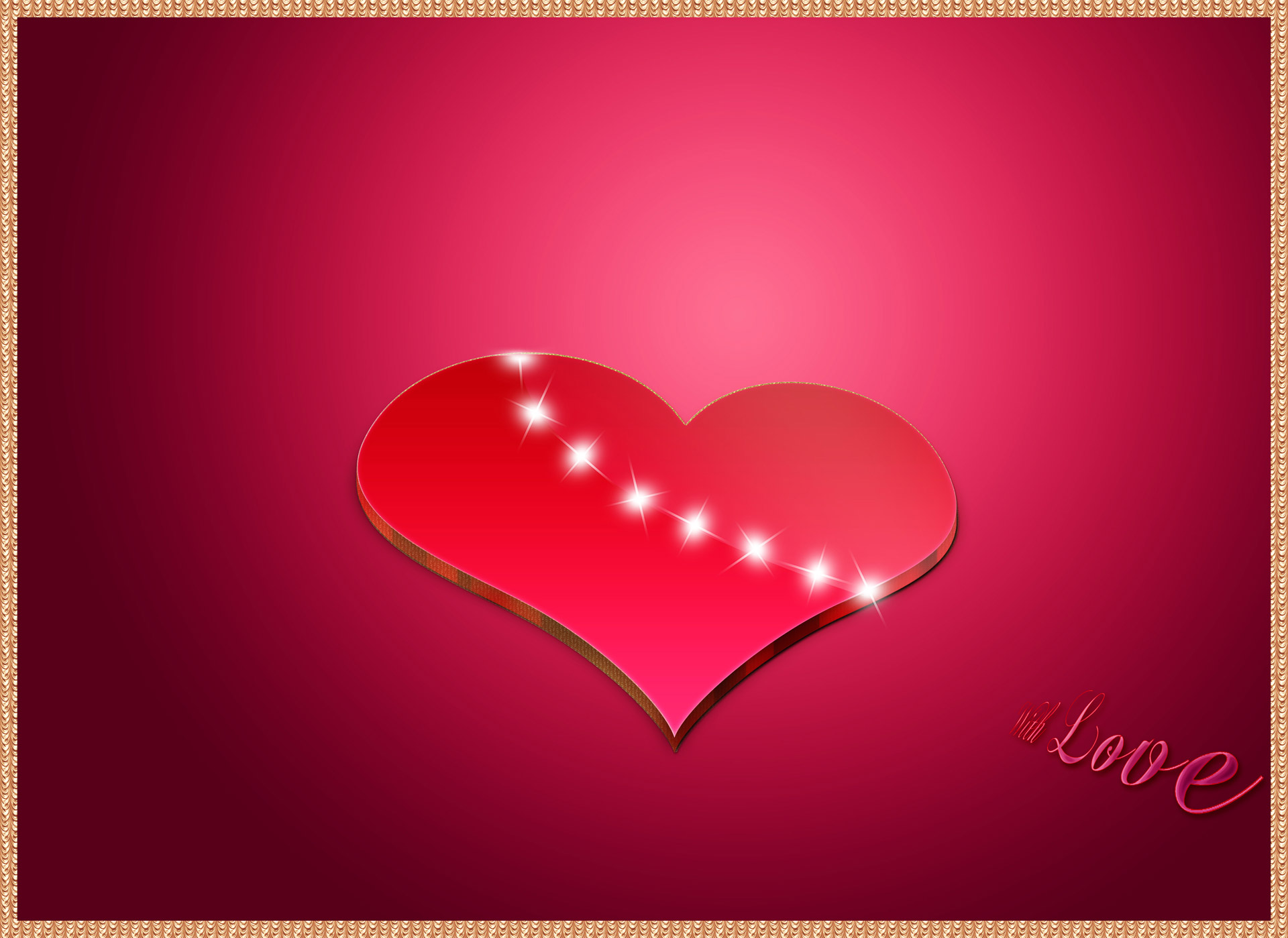 valentine red heart free photo
