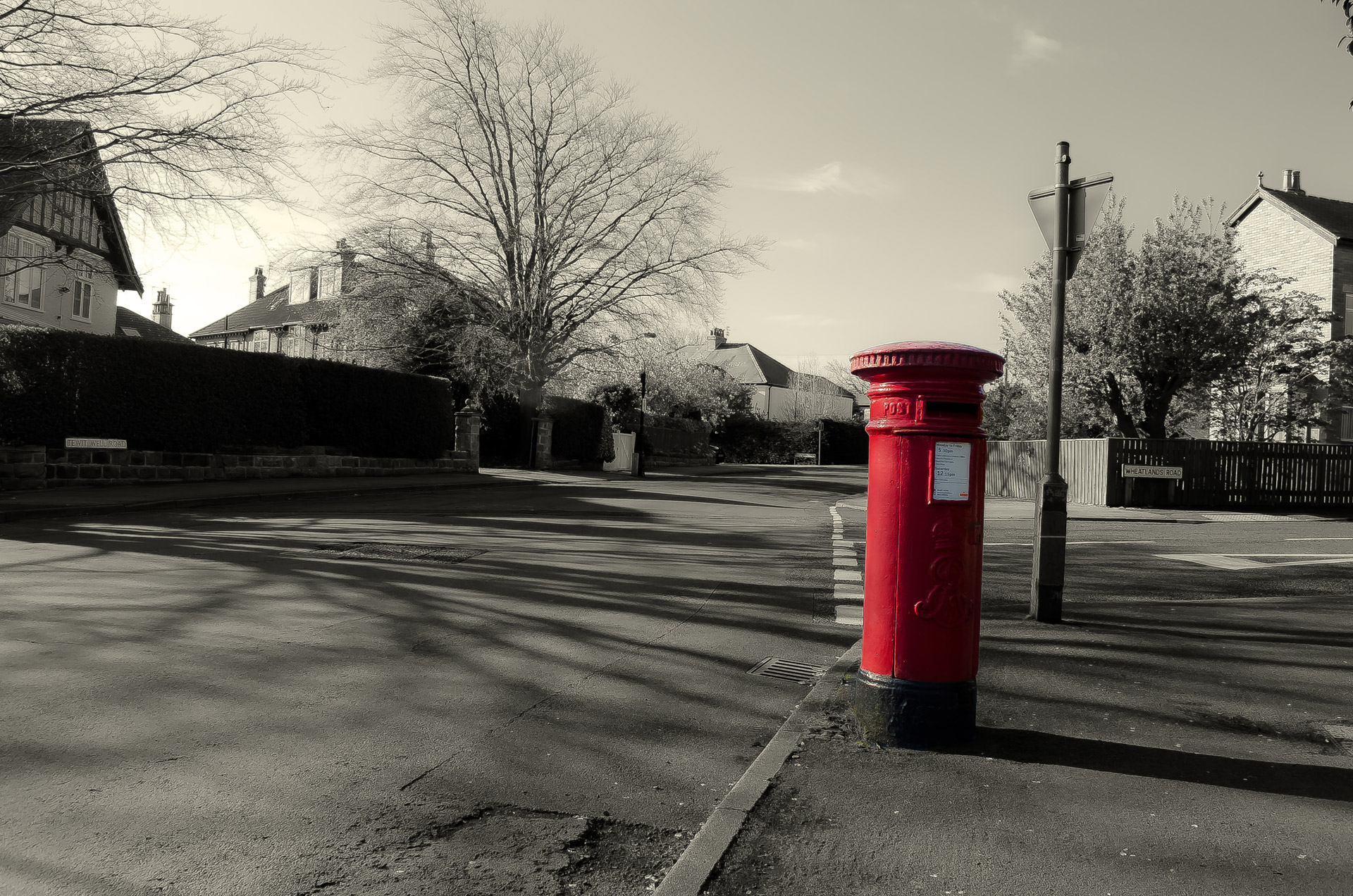 mailbox red england free photo