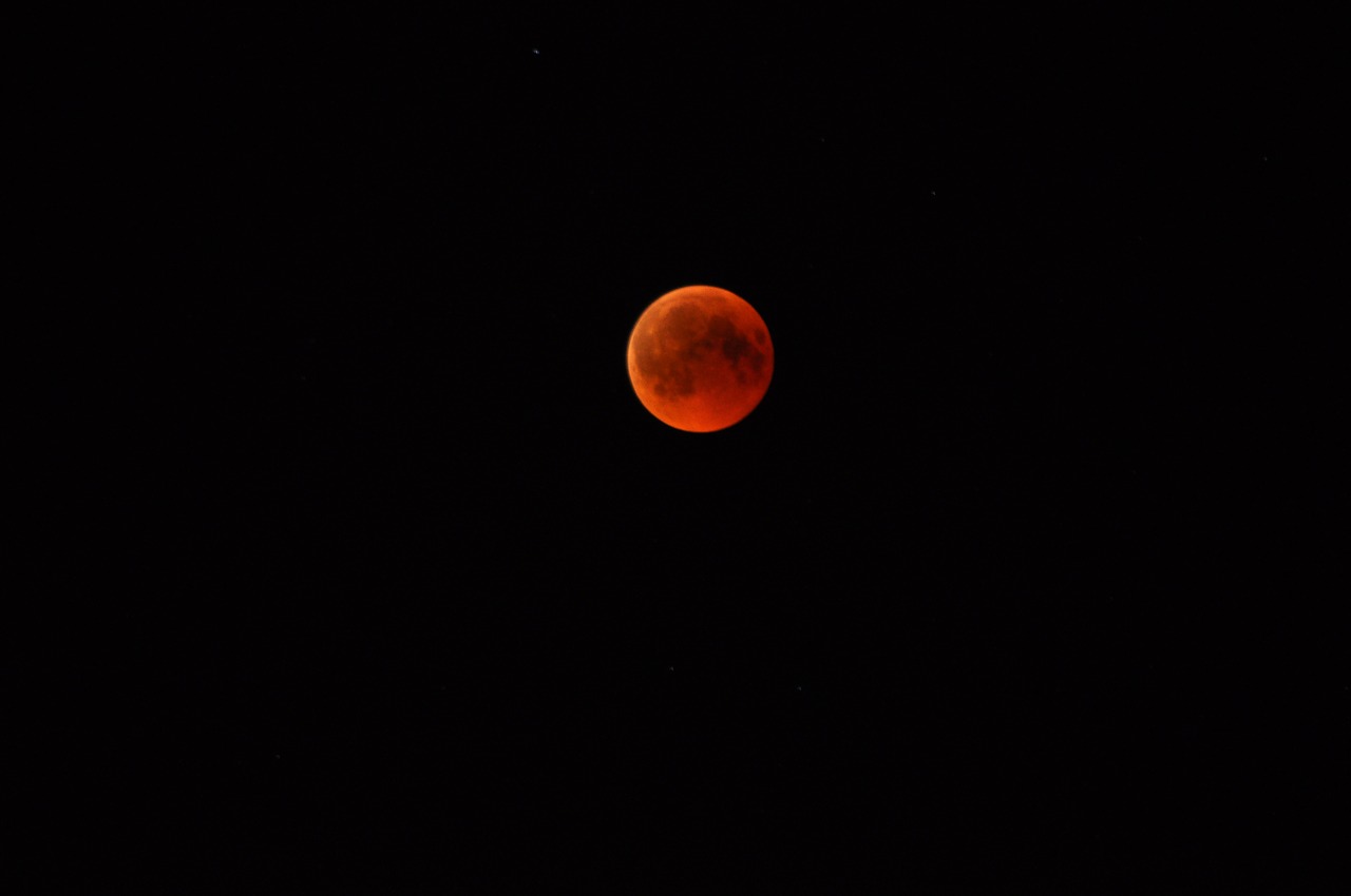 red moon  lunar eclipse  month free photo