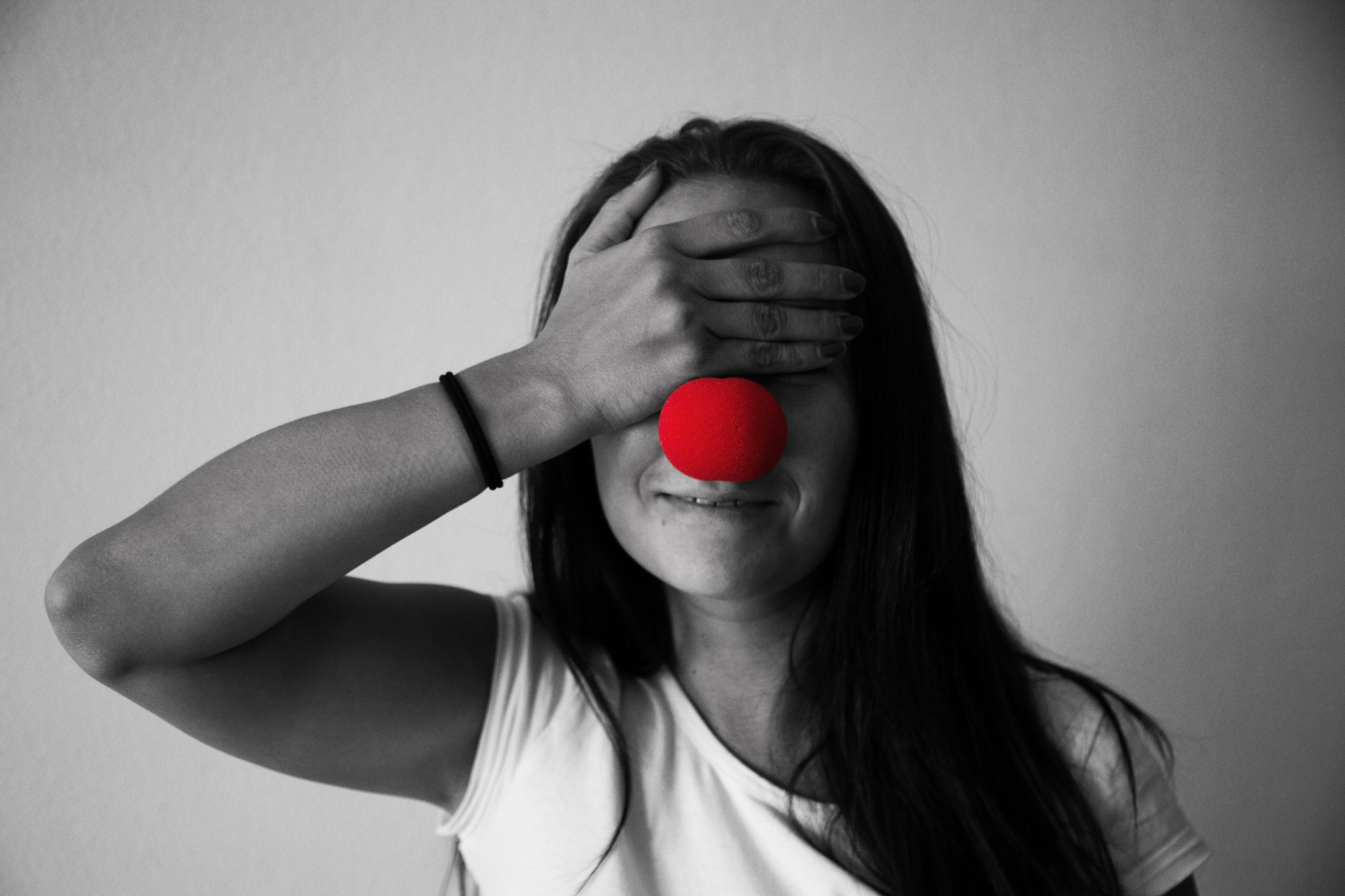 red nose clown free photo