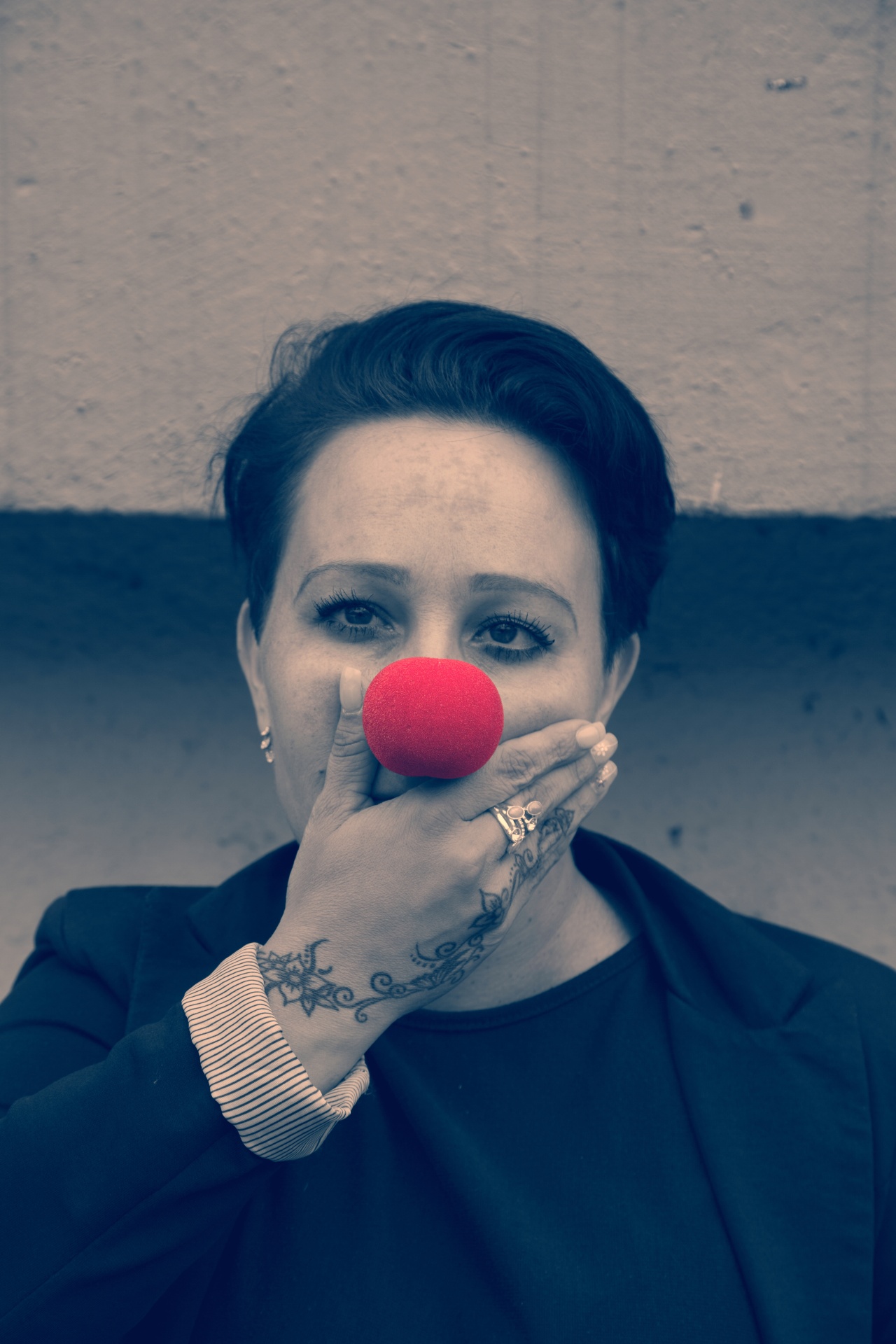 red nose clown free photo