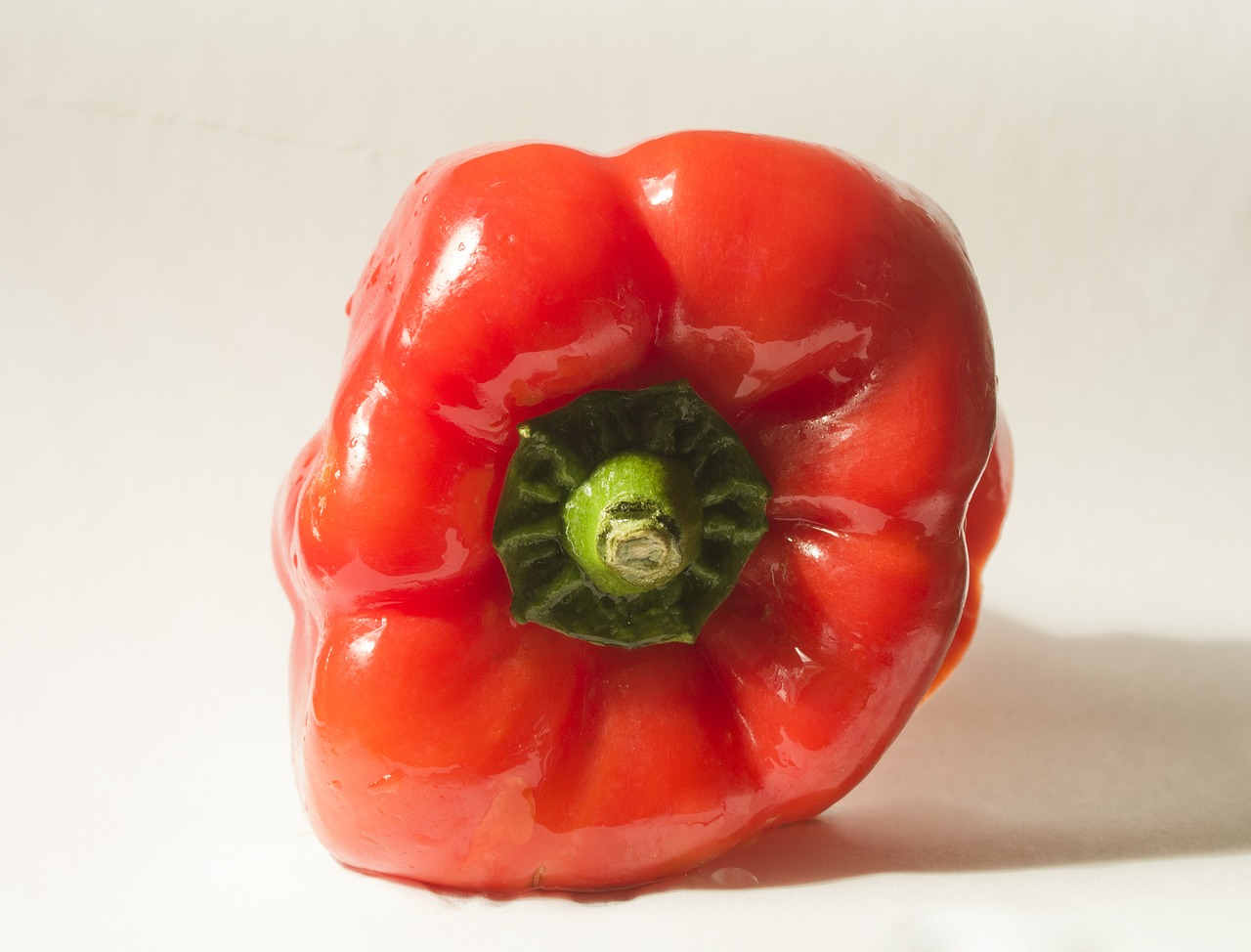 red pepper vegetable market free photo