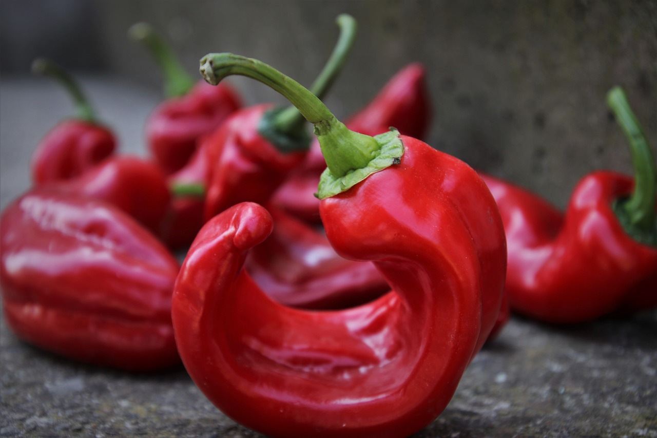 red pepper  vegetables  vitamins free photo