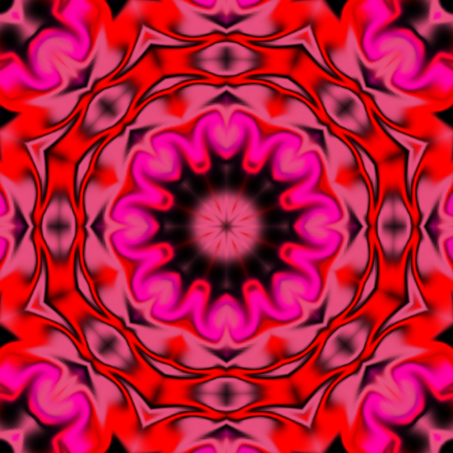 kaleidoscope abstract flower free photo