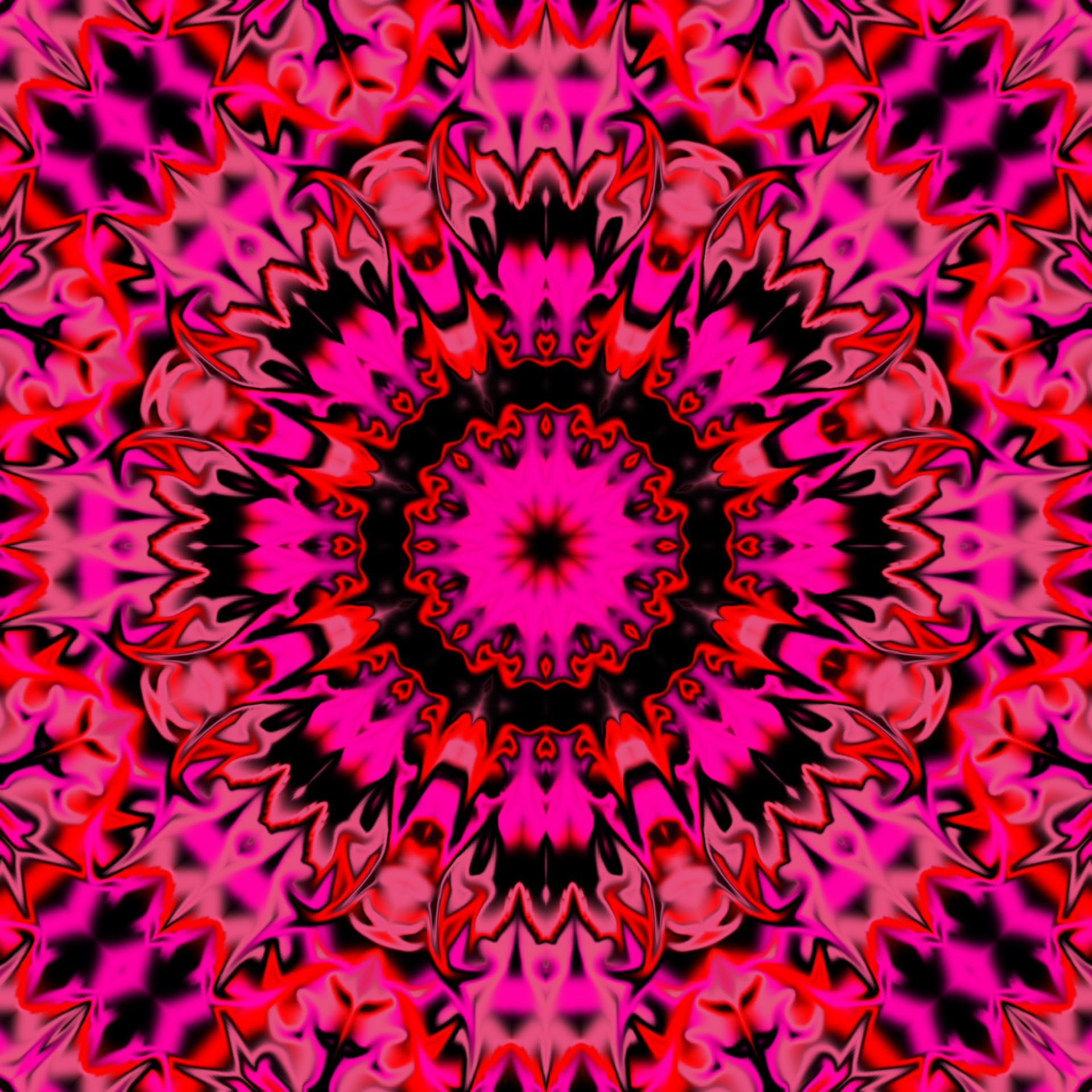 kaleidoscope abstract flower free photo