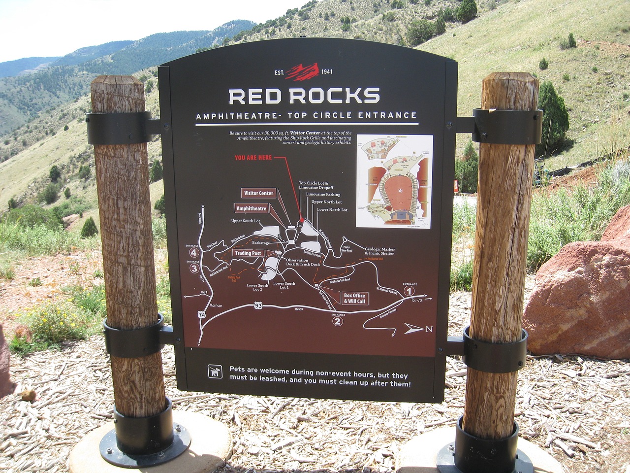 red rock amphitheater denver free photo