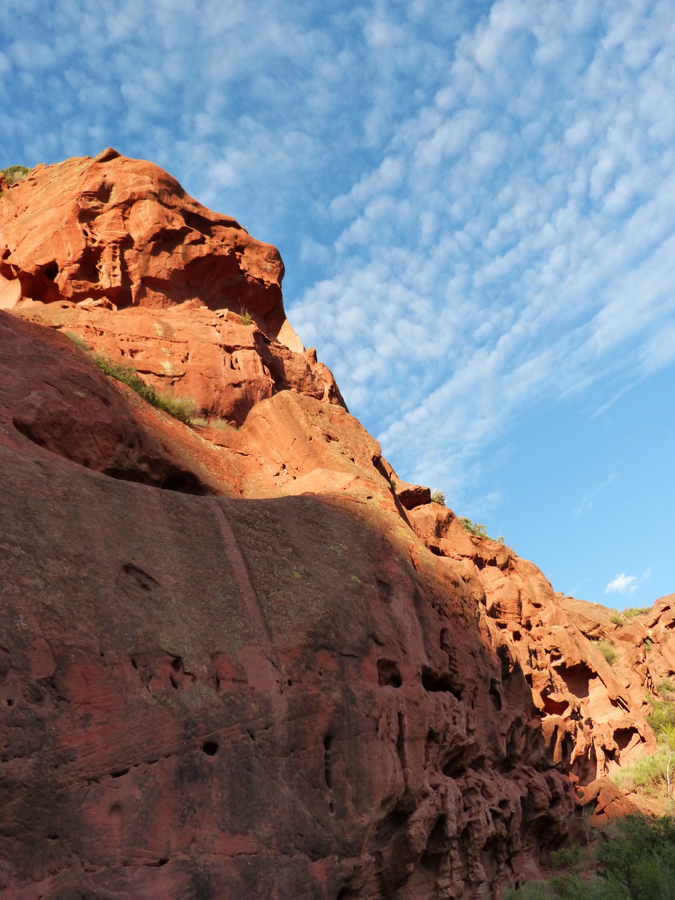 red rocks red sandstone erosion texture free photo