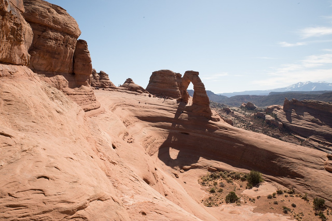 red rocks arches utah free photo