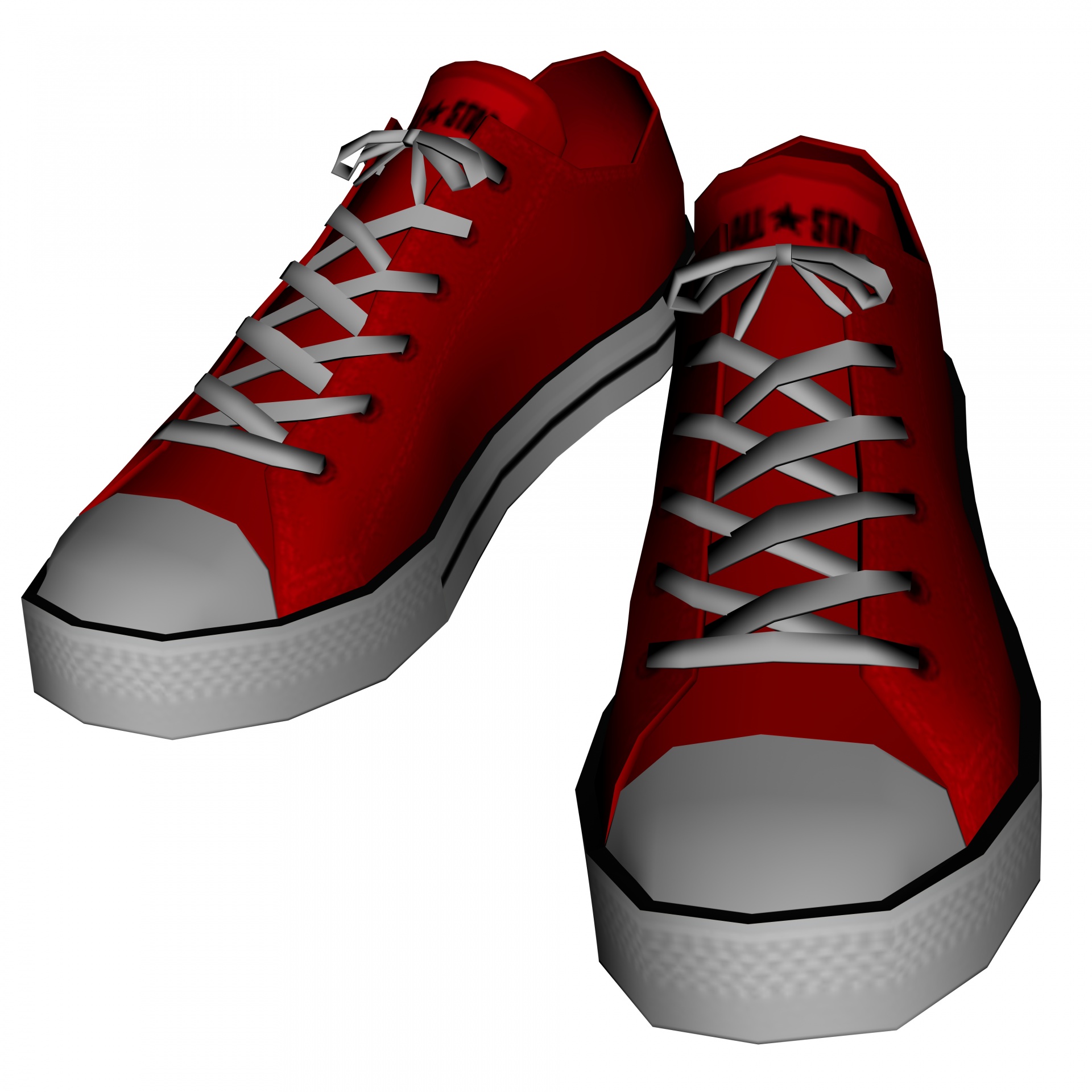 red sneakers shoes free photo
