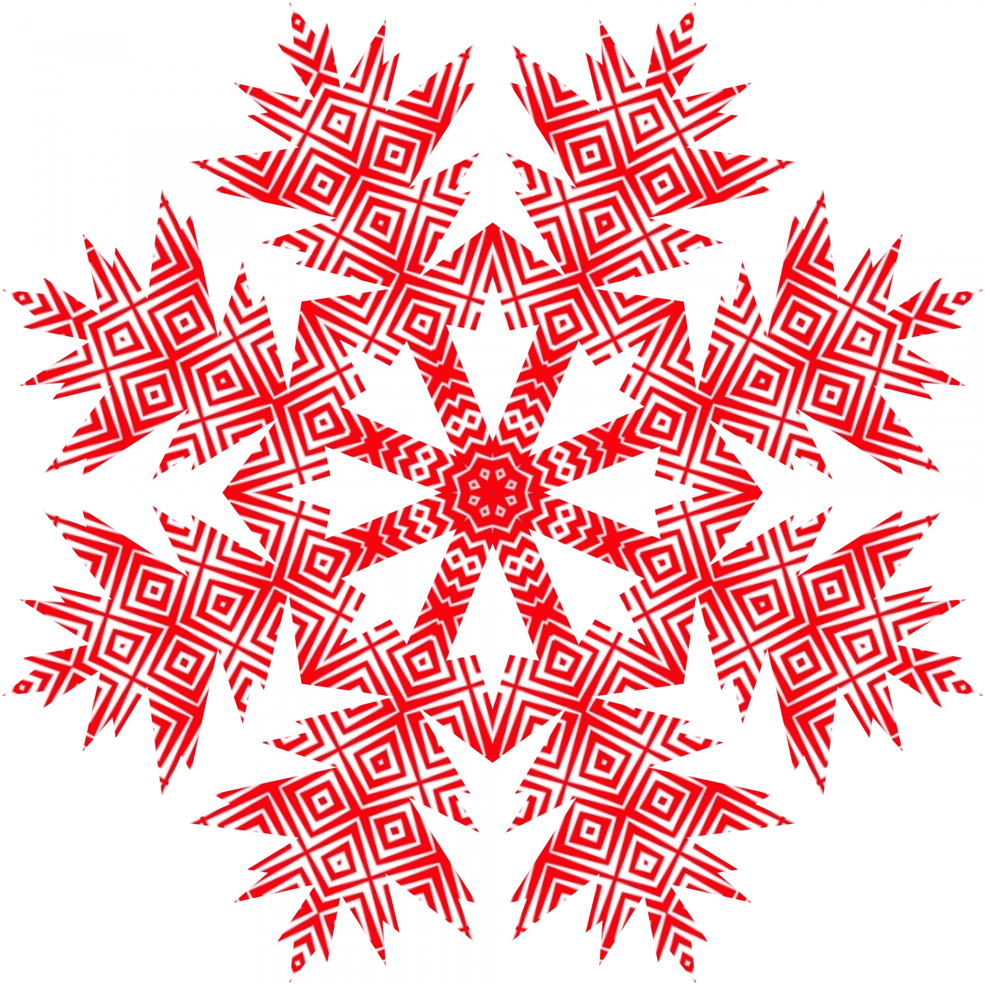 red filigree crystal free photo