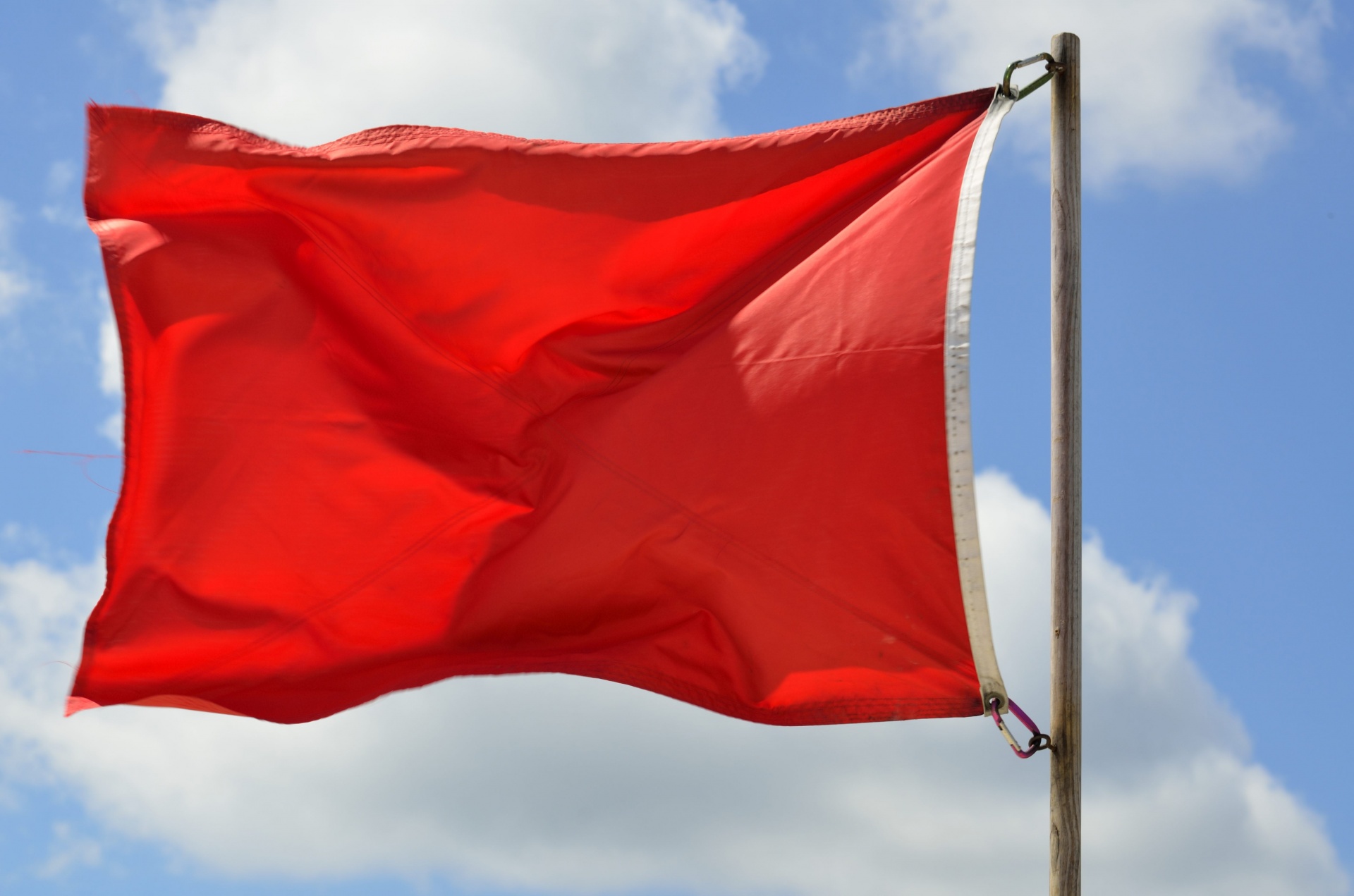 red warning flag free photo