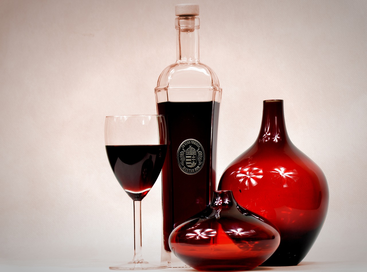 red wine carafe cup free photo