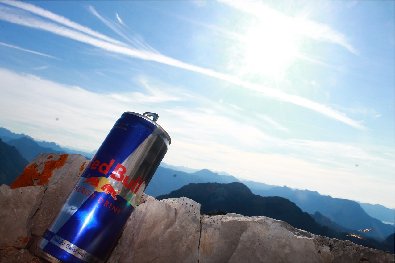 redbull energy drink blue free photo