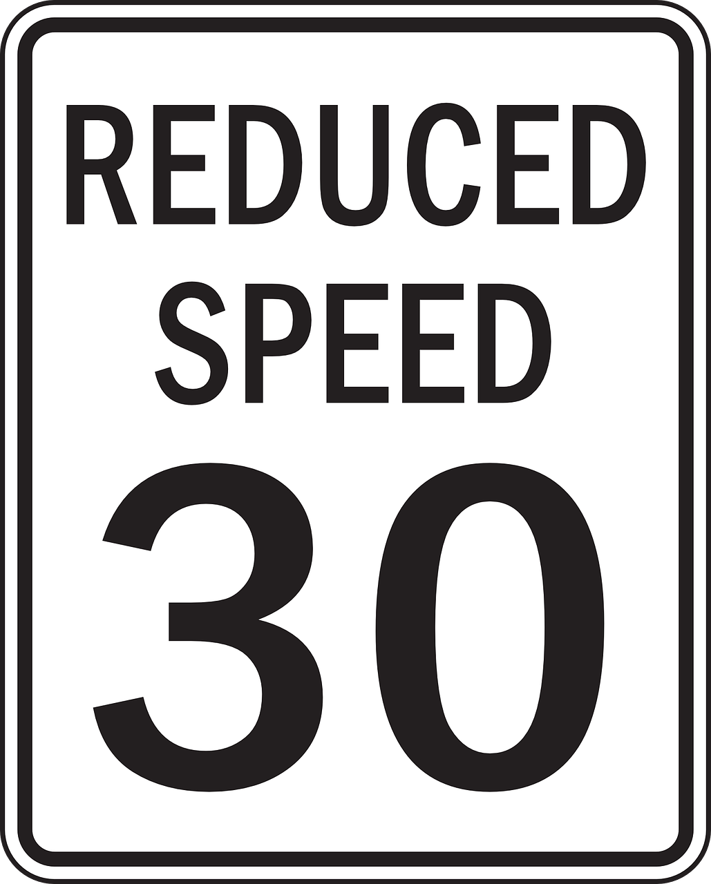 reduce speed sign free photo