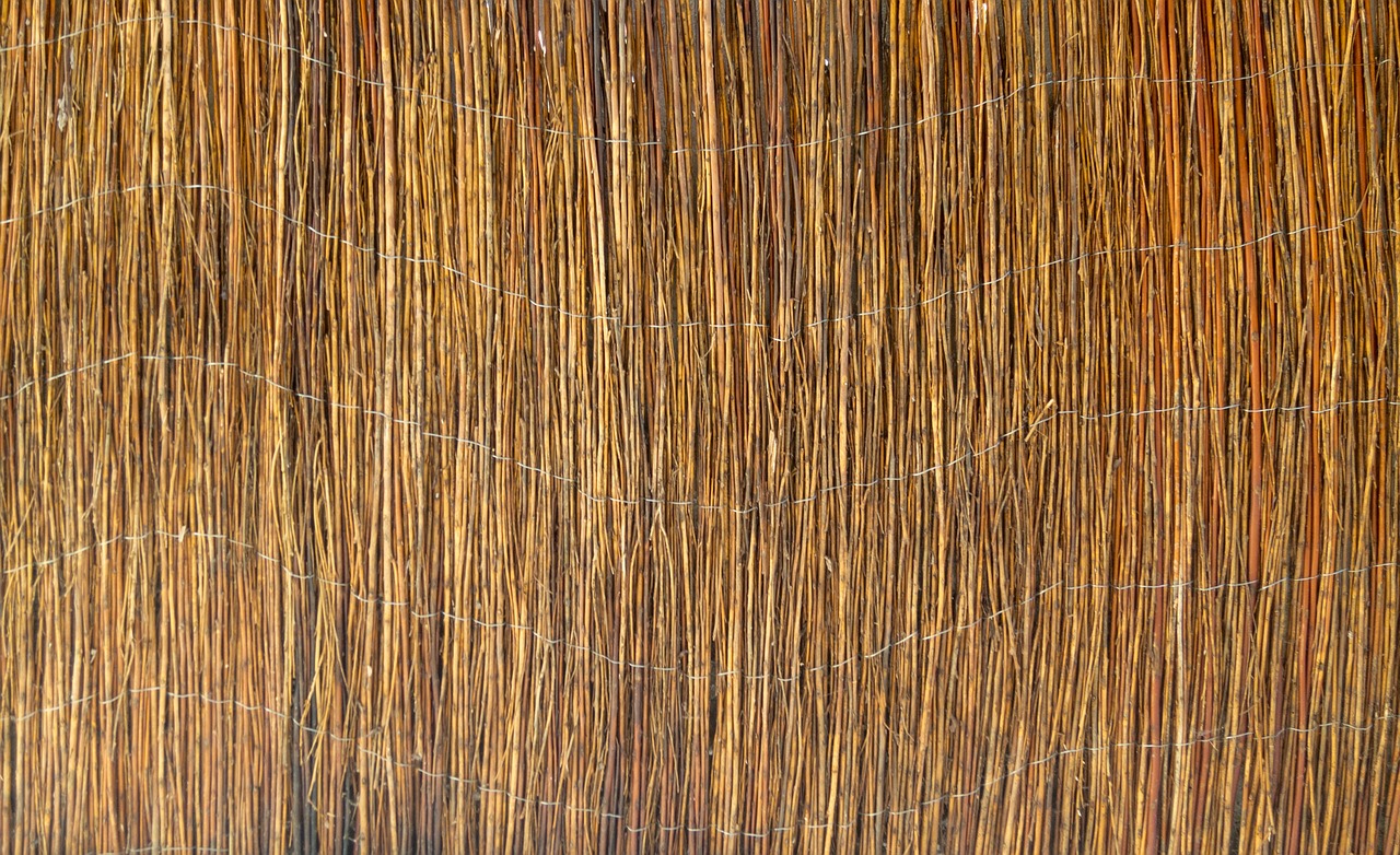 reed fence texture free photo