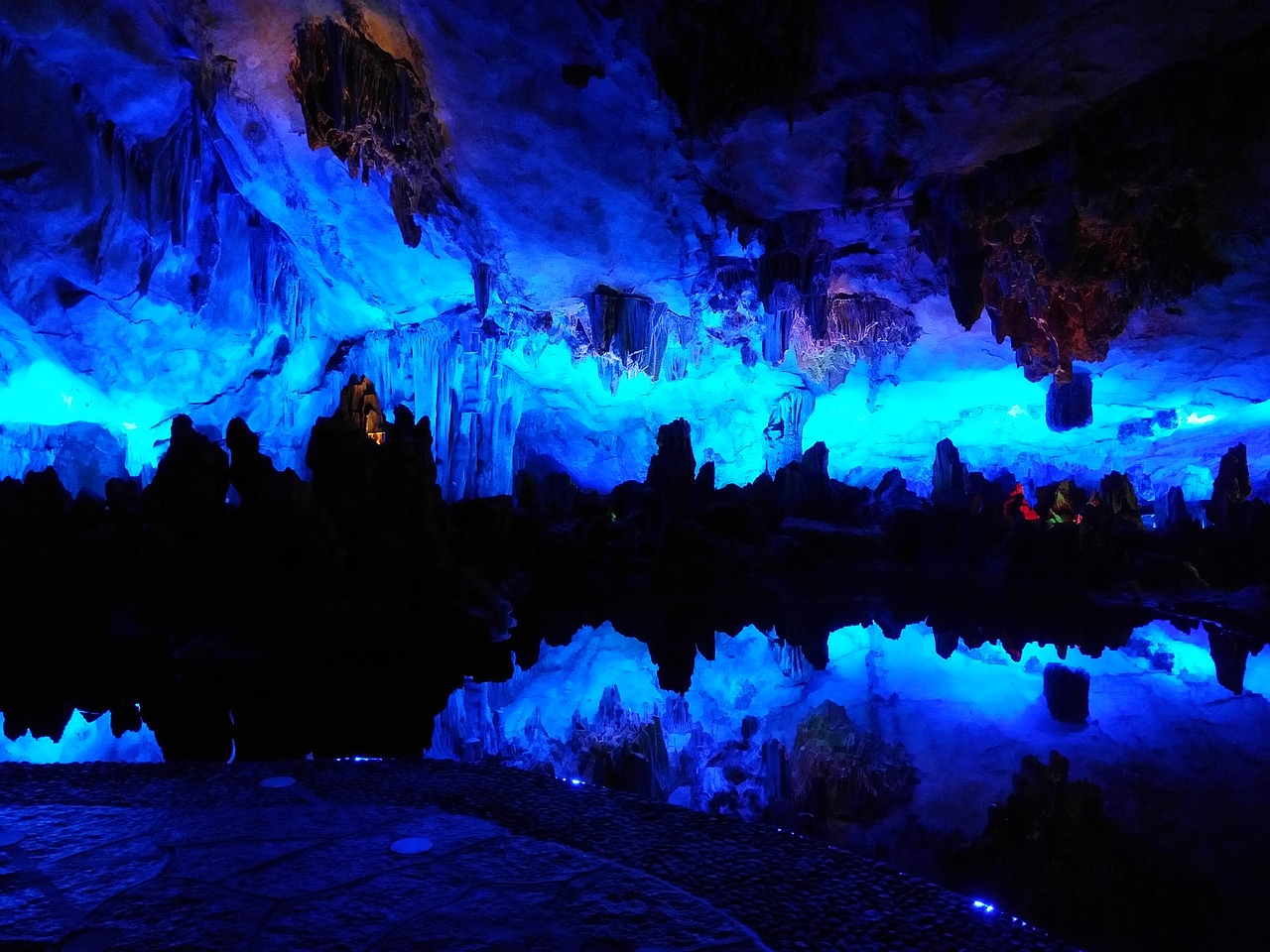 reed flute cave guilin rock free photo