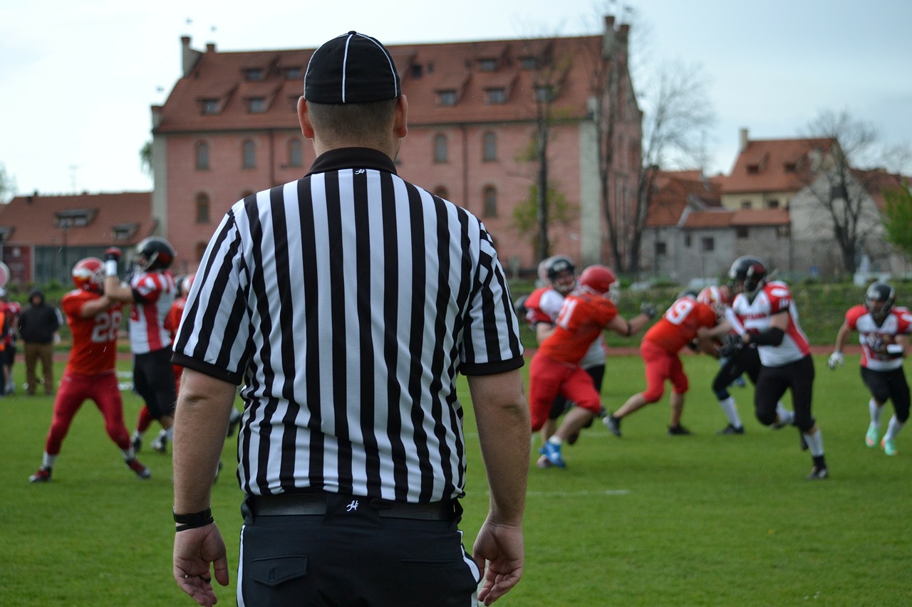 referee black and white clothing american football free photo