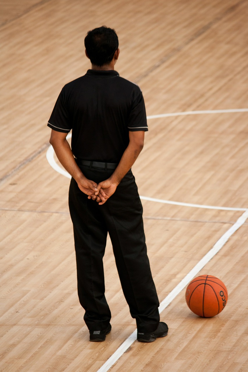 referee basketball game free photo