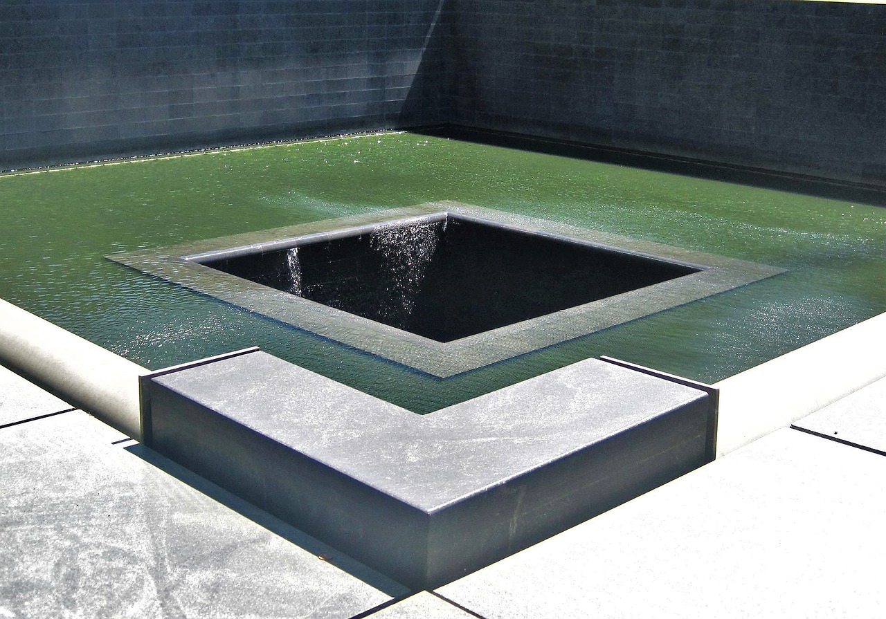 reflecting absence 9 11 memorial memorial pool free photo