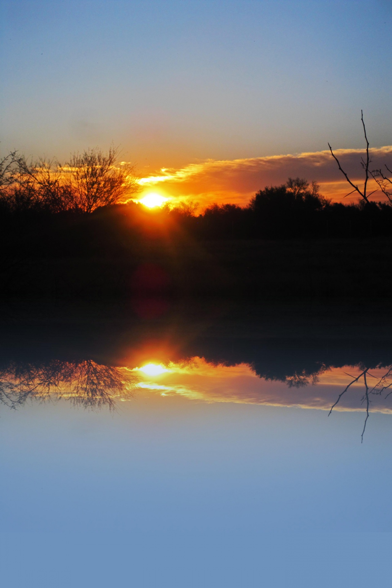 sky sunset glow free photo