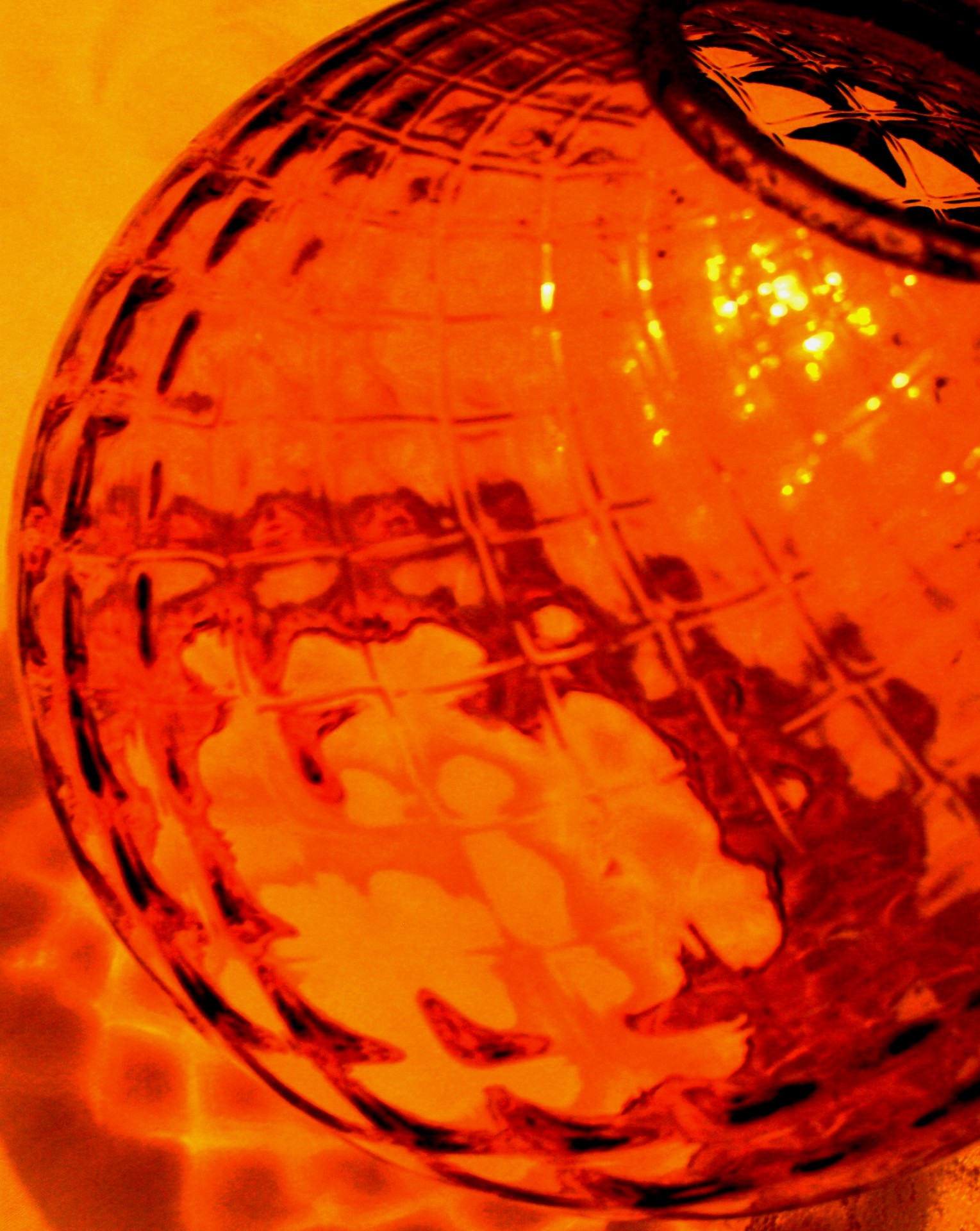 glass amber ball-shaped free photo