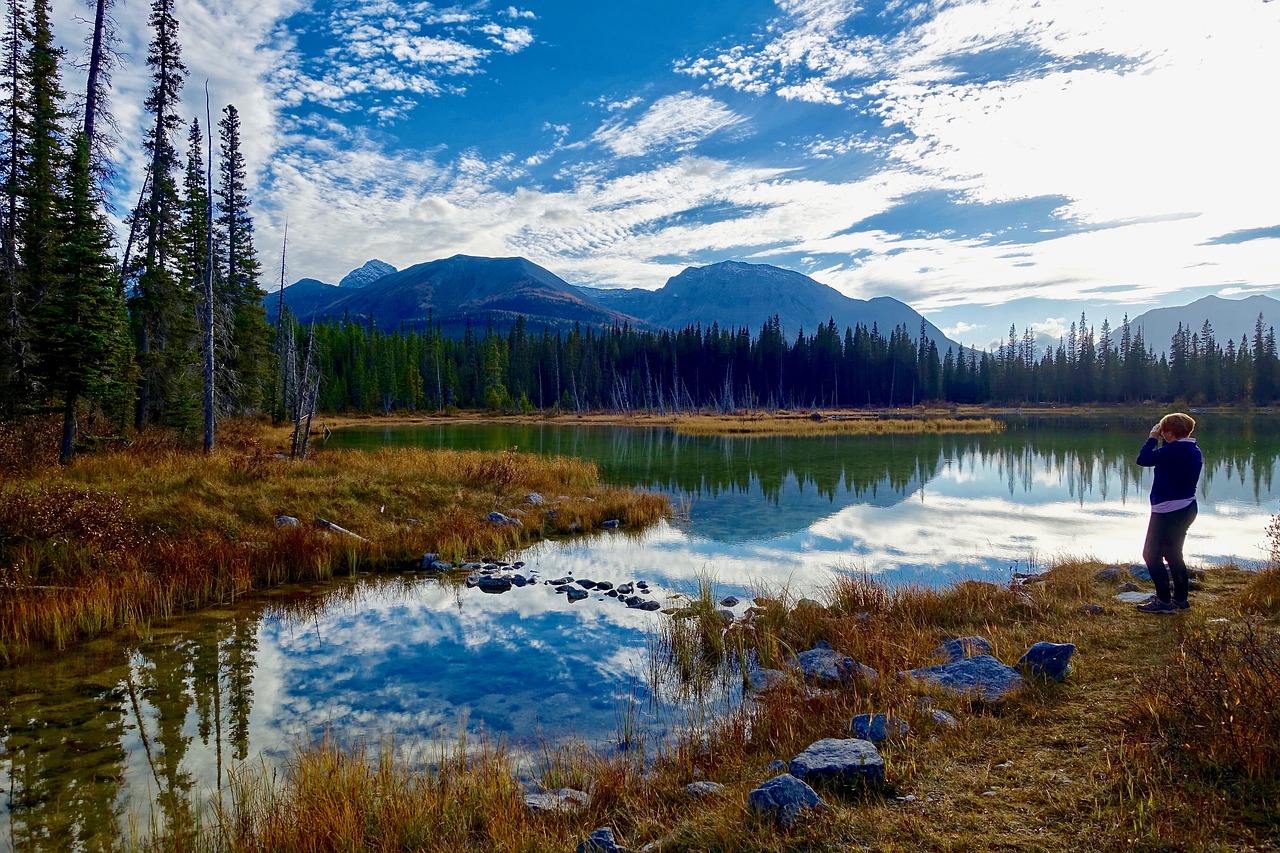 reflection water lake free photo