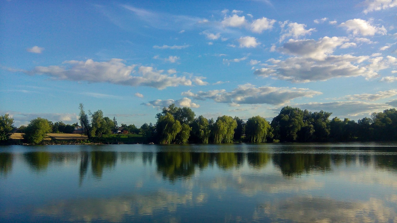 reflection lake water free photo