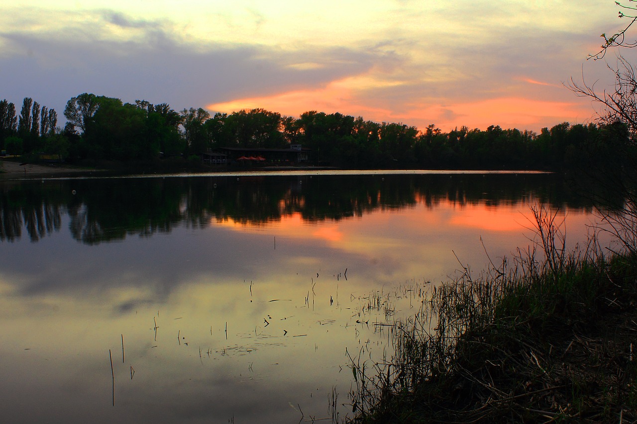 reflection  lake  dawn free photo