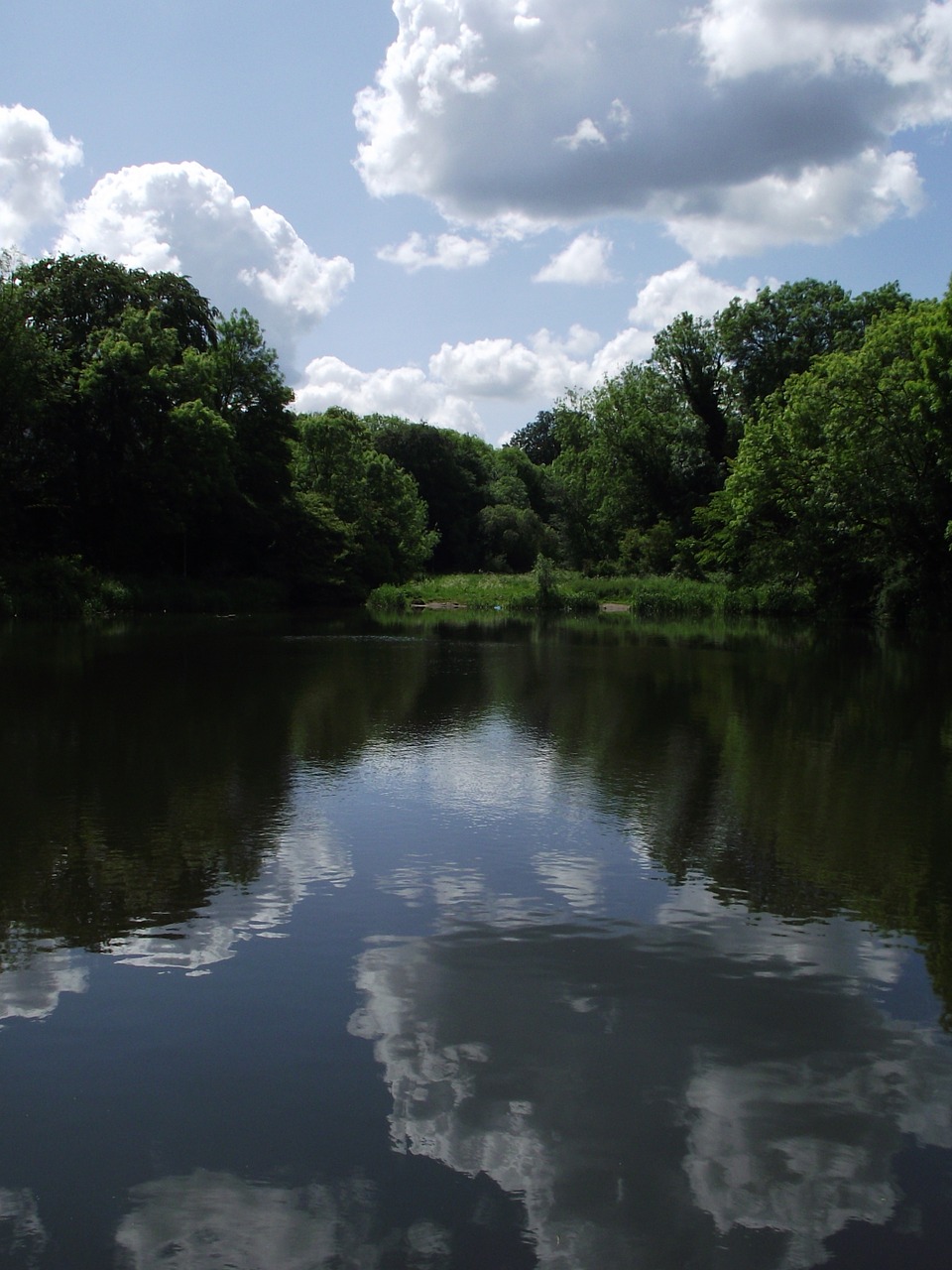 reflection clouds sky free photo