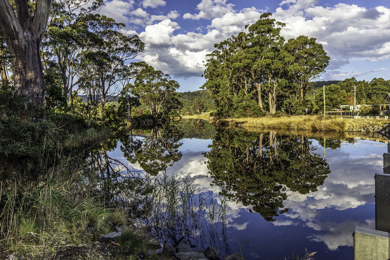 reflection  sky  water free photo