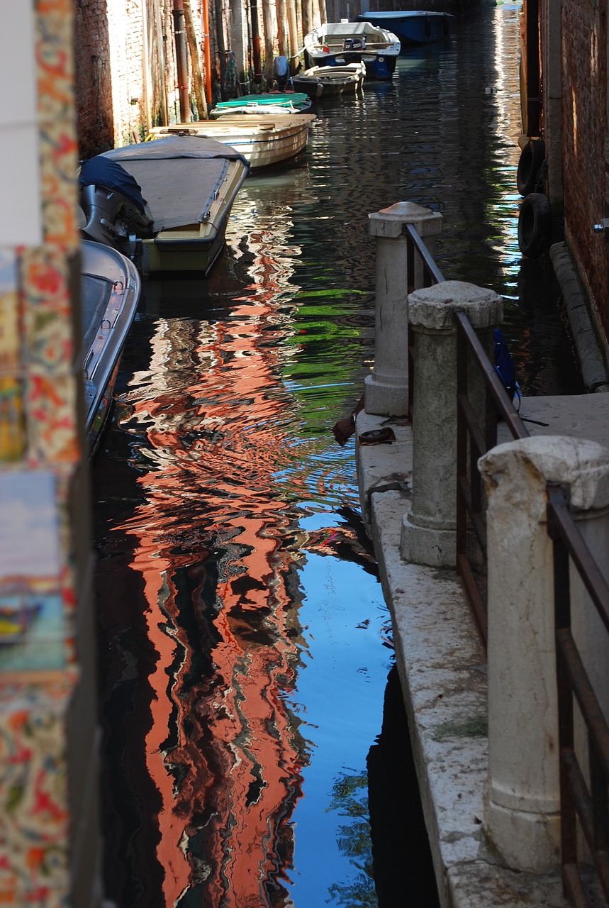 reflection water venice free photo