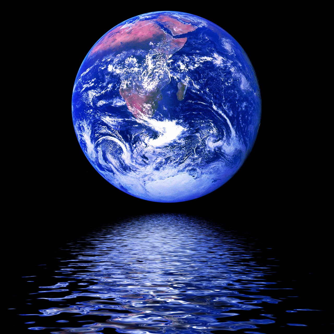 reflections planet earth free photo
