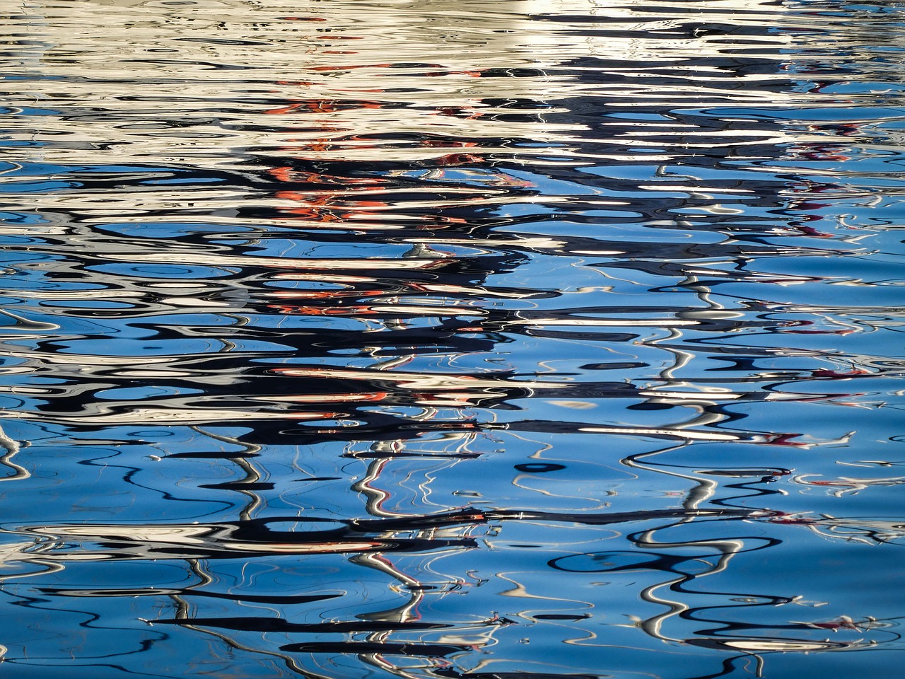 reflections water abstract free photo