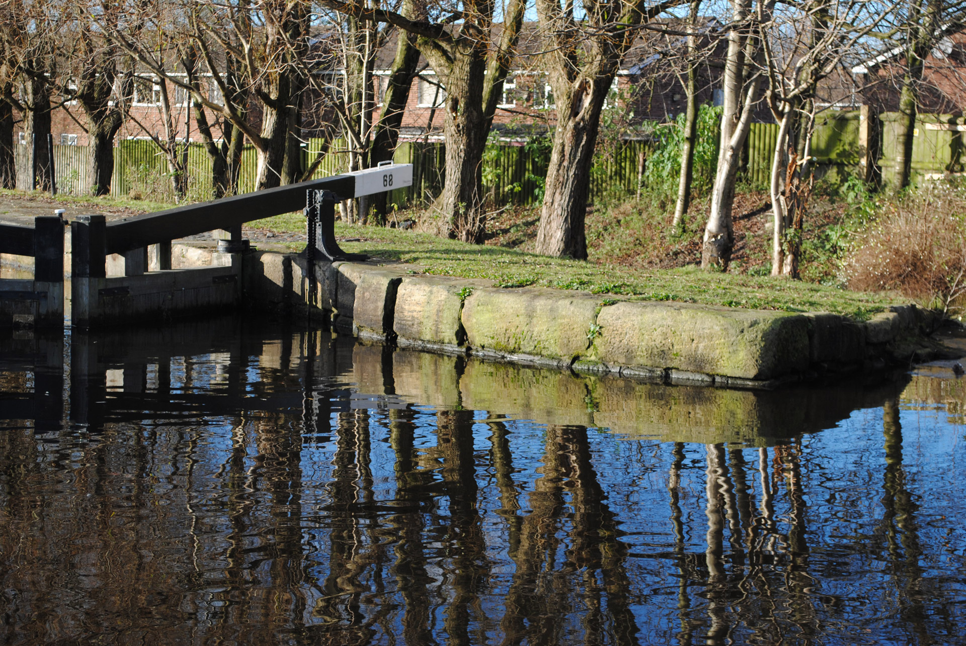 reflections canal water free photo