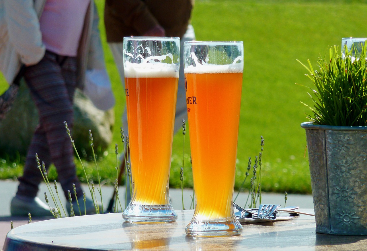 refreshment wheat beer drink free photo