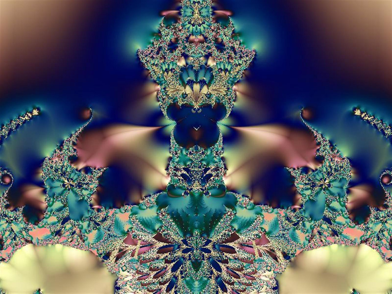 fractal regal purple free photo