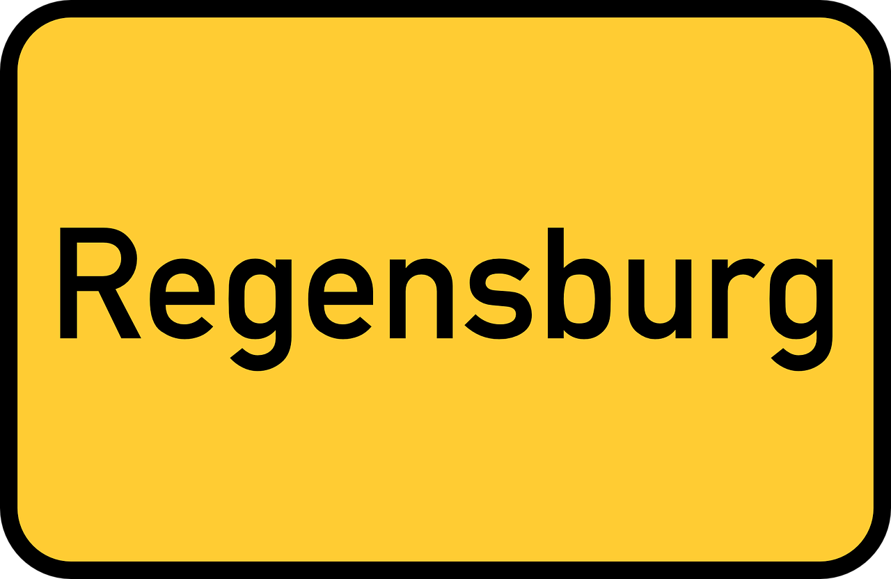 regensburg bavaria town sign free photo