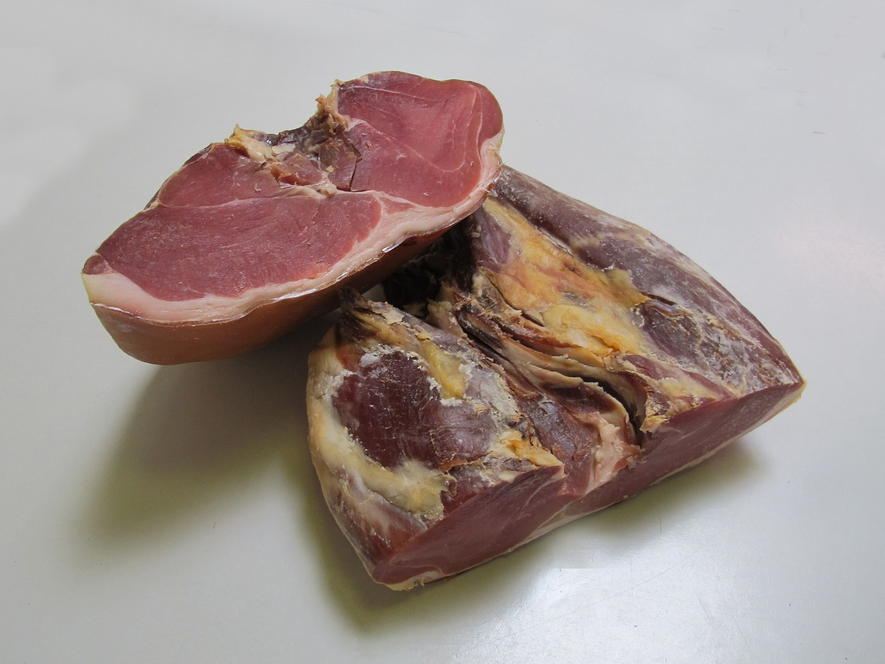 regional product ham butcher shop free photo