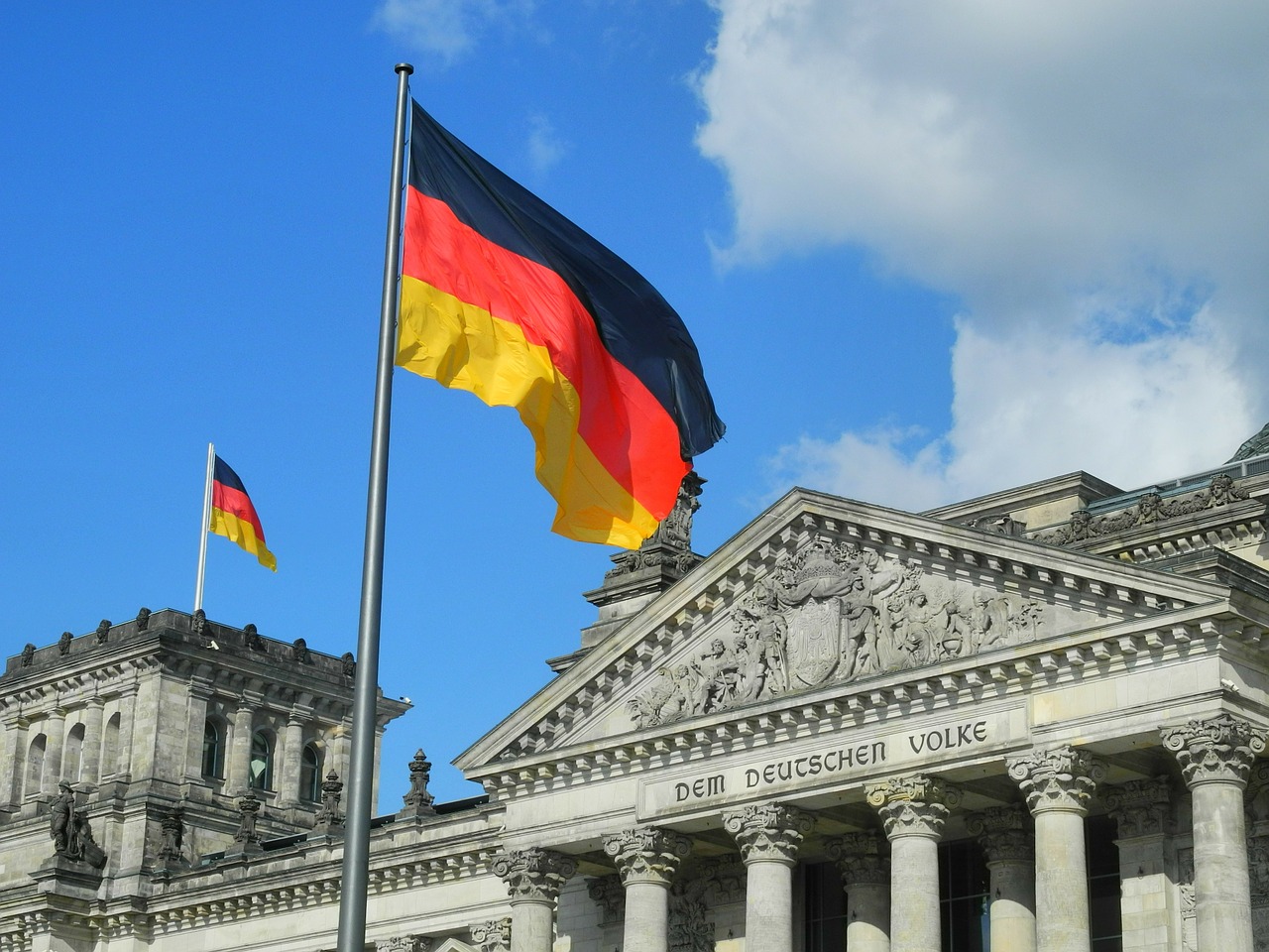 reichstag the german volke germany free photo
