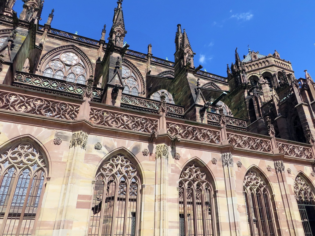 strasbourg alsace cathedral free photo