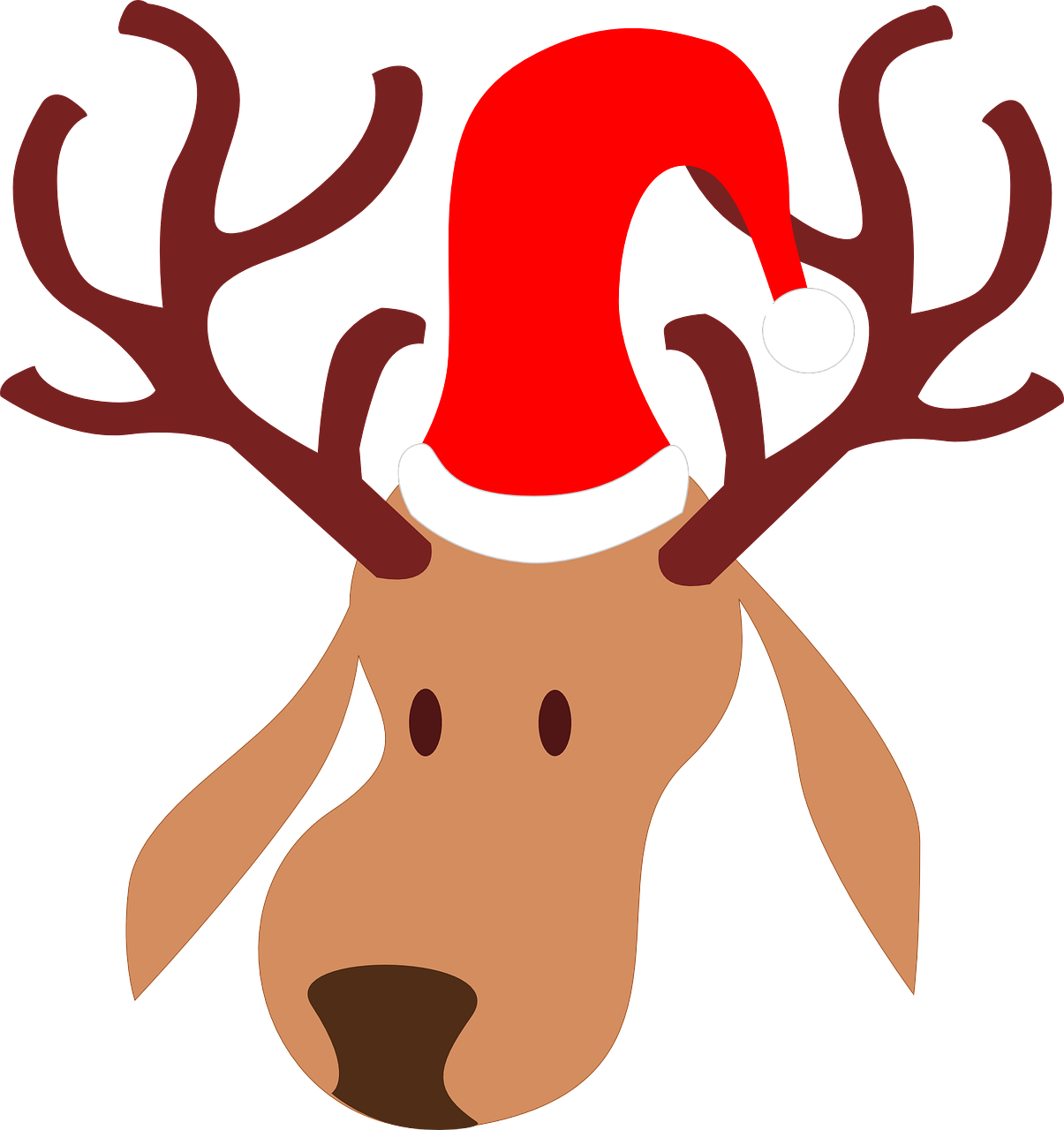 reindeer christmas holiday free photo