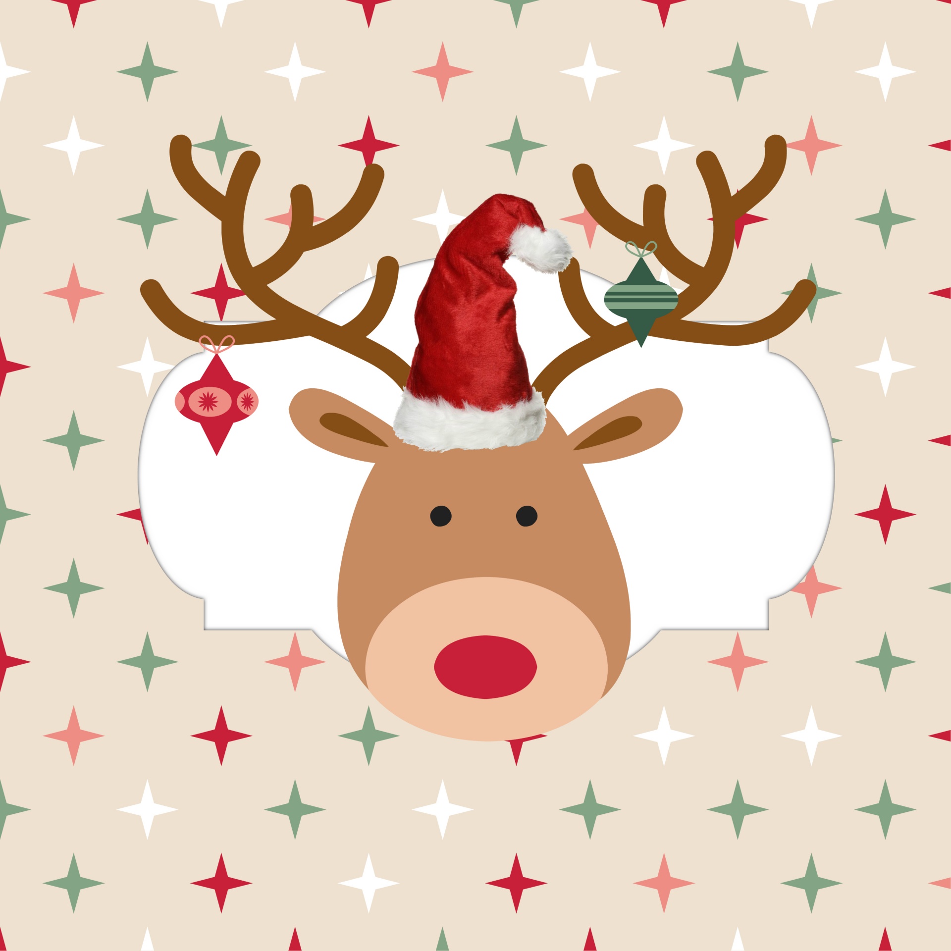 reindeer face cute free photo