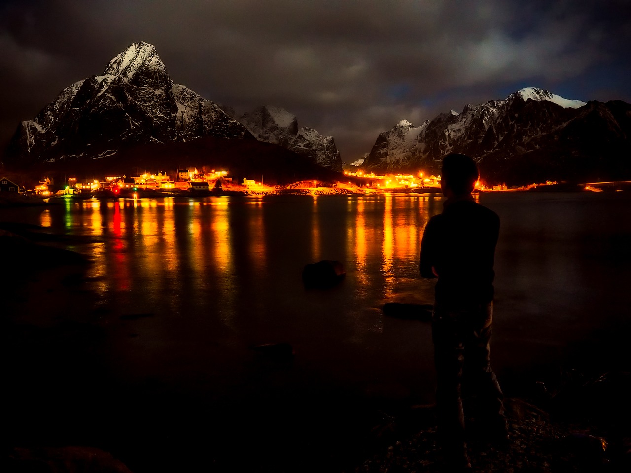 reine norway town free photo