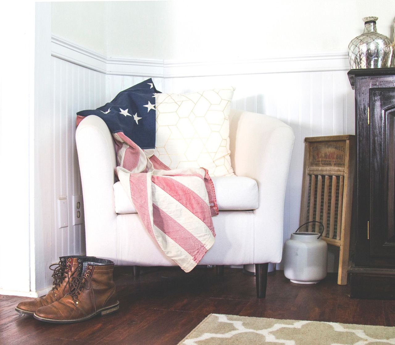 relaxation patriotic boots free photo