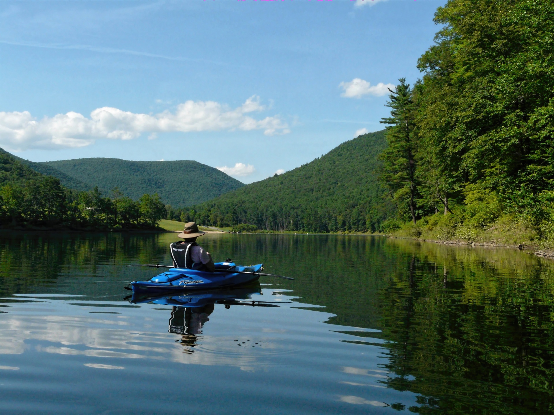 lake nature waterscape free photo