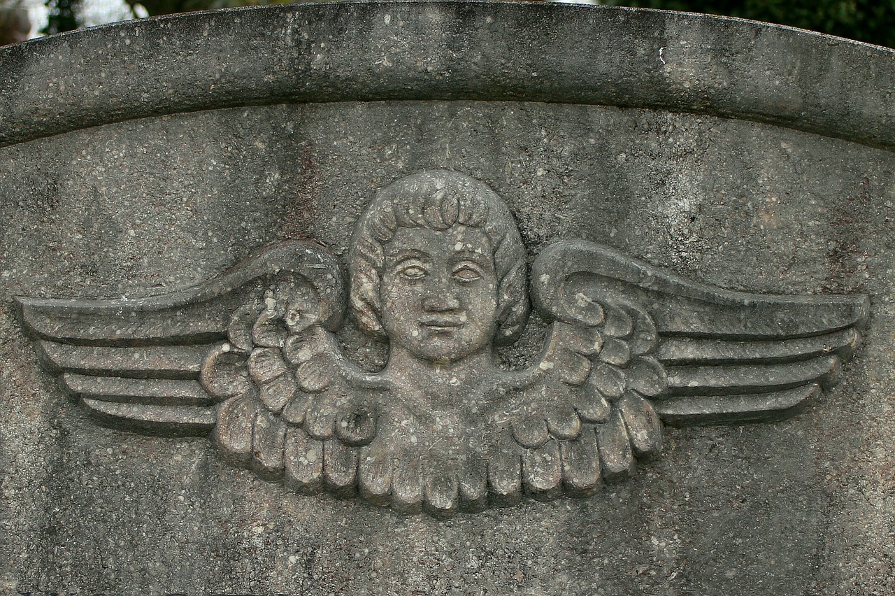 relief angel portrait free photo