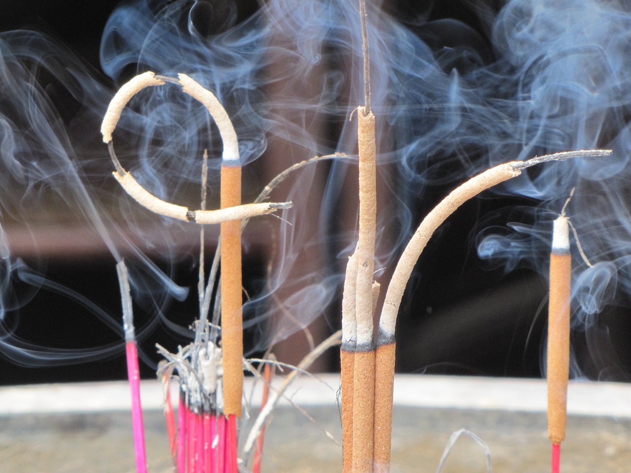 religion smoke incense free photo